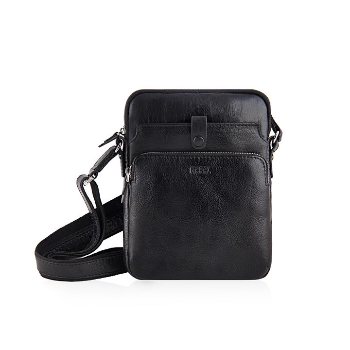 کیف دوشی مردانه مارال چرم مدل سینا